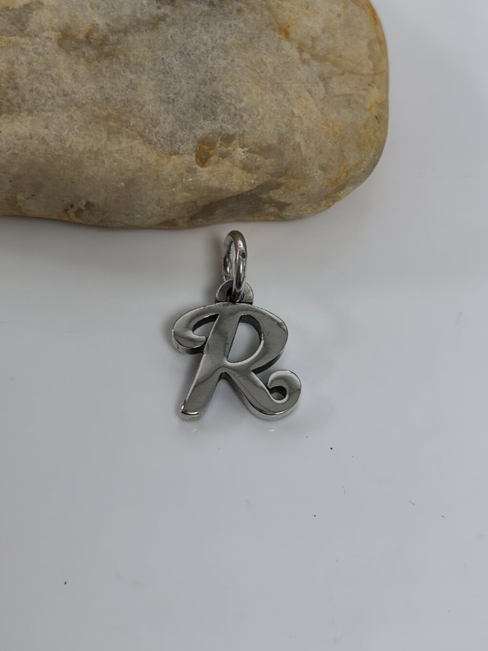 James Avery Script Initial Charm (Letter R), S925 Silver Jewelry (Women's)